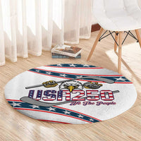 Hockey United States 250th Anniversary Round Carpet USA Semiquincentennial We The People