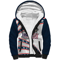 Custom Hockey United States 250th Anniversary Sherpa Hoodie USA Semiquincentennial We The People