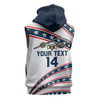 Custom Hockey United States 250th Anniversary Sleeveless Hoodie USA Semiquincentennial We The People