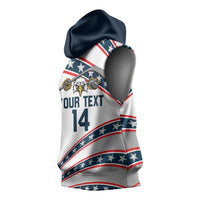 Custom Hockey United States 250th Anniversary Sleeveless Hoodie USA Semiquincentennial We The People