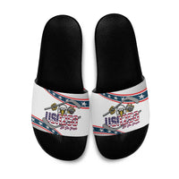 Hockey United States 250th Anniversary Slide Sandals USA Semiquincentennial We The People