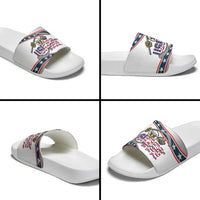 Hockey United States 250th Anniversary Slide Sandals USA Semiquincentennial We The People