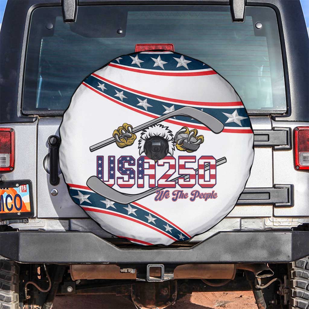 Hockey United States 250th Anniversary Spare Tire Cover USA Semiquincentennial We The People