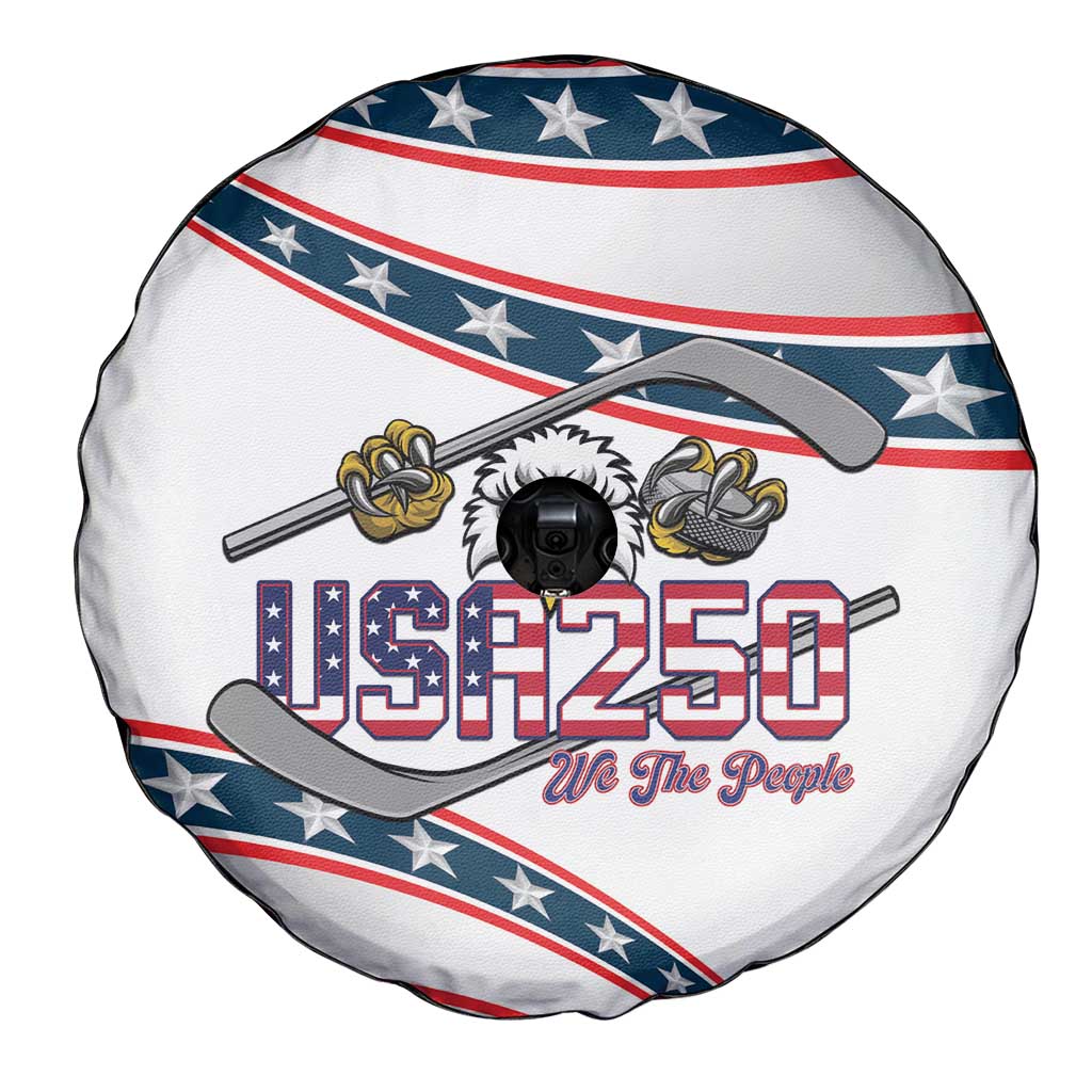 Hockey United States 250th Anniversary Spare Tire Cover USA Semiquincentennial We The People