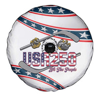 Hockey United States 250th Anniversary Spare Tire Cover USA Semiquincentennial We The People