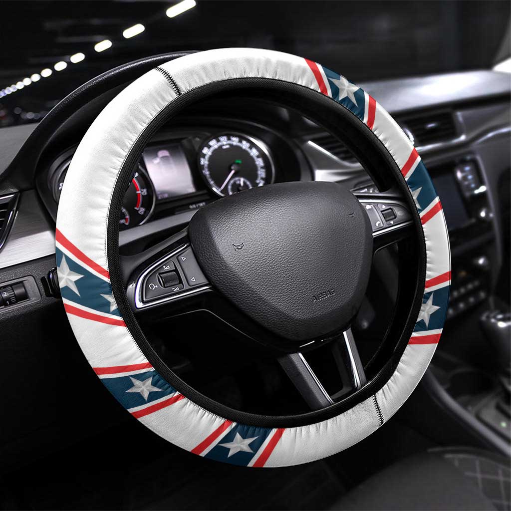 Hockey United States 250th Anniversary Steering Wheel Cover USA Semiquincentennial We The People