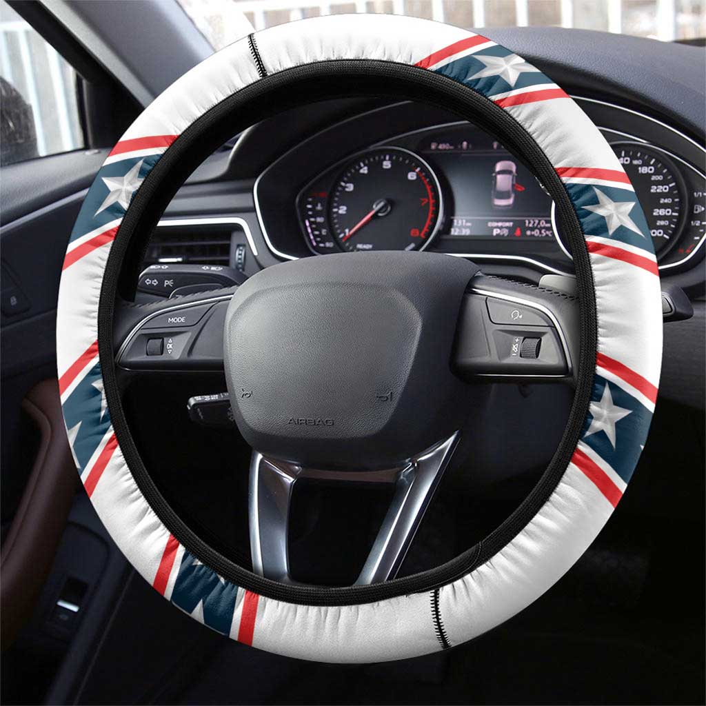 Hockey United States 250th Anniversary Steering Wheel Cover USA Semiquincentennial We The People