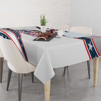 Hockey United States 250th Anniversary Tablecloth USA Semiquincentennial We The People