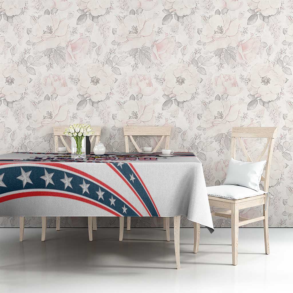 Hockey United States 250th Anniversary Tablecloth USA Semiquincentennial We The People