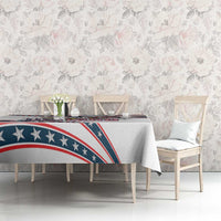 Hockey United States 250th Anniversary Tablecloth USA Semiquincentennial We The People