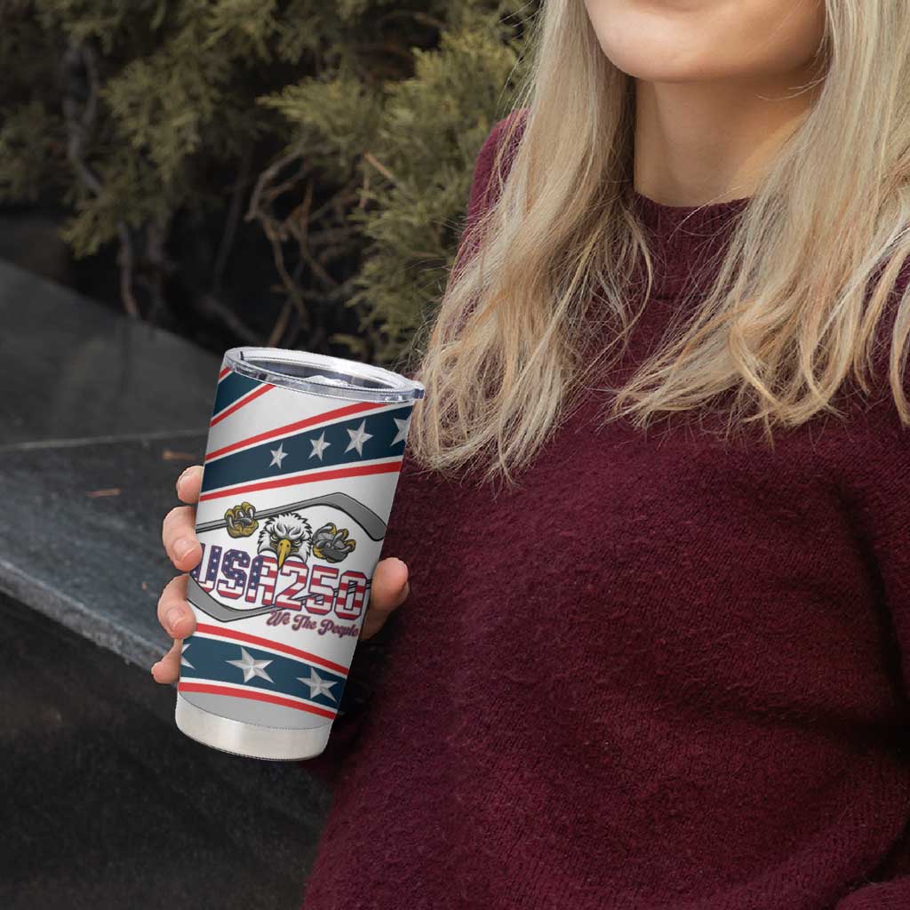 Custom Hockey United States 250th Anniversary Tumbler Cup USA Semiquincentennial We The People