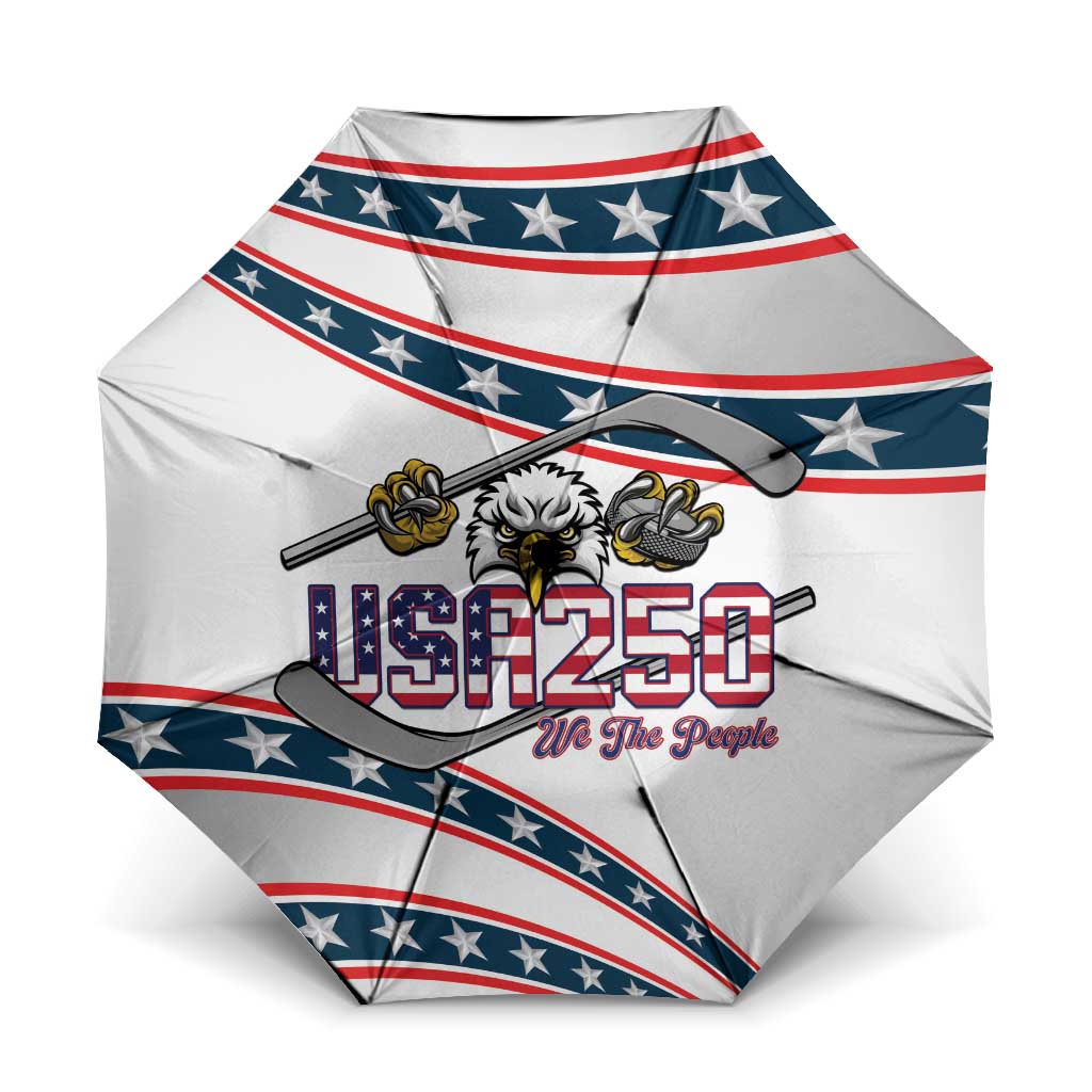Hockey United States 250th Anniversary Umbrella USA Semiquincentennial We The People