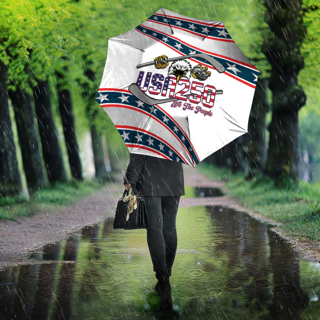 Hockey United States 250th Anniversary Umbrella USA Semiquincentennial We The People