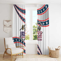 Hockey United States 250th Anniversary Window Curtain USA Semiquincentennial We The People