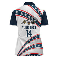 Custom Hockey United States 250th Anniversary Women Polo Shirt USA Semiquincentennial We The People