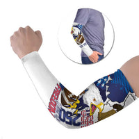 Personalized Football United States 250th Anniversary Arm Sleeves USA Flag Eagle Liberty Bell