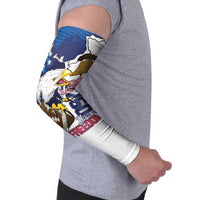 Personalized Football United States 250th Anniversary Arm Sleeves USA Flag Eagle Liberty Bell
