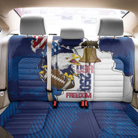 Football United States 250th Anniversary Back Car Seat Cover USA Flag Eagle Liberty Bell