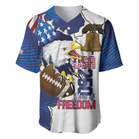 Personalized Football United States 250th Anniversary Baseball Jersey USA Flag Eagle Liberty Bell