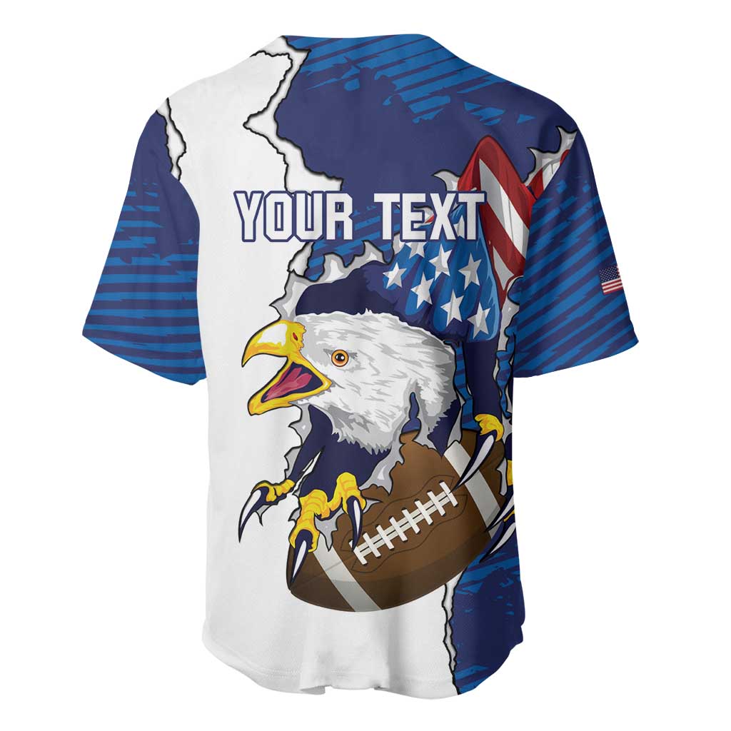 Personalized Football United States 250th Anniversary Baseball Jersey USA Flag Eagle Liberty Bell