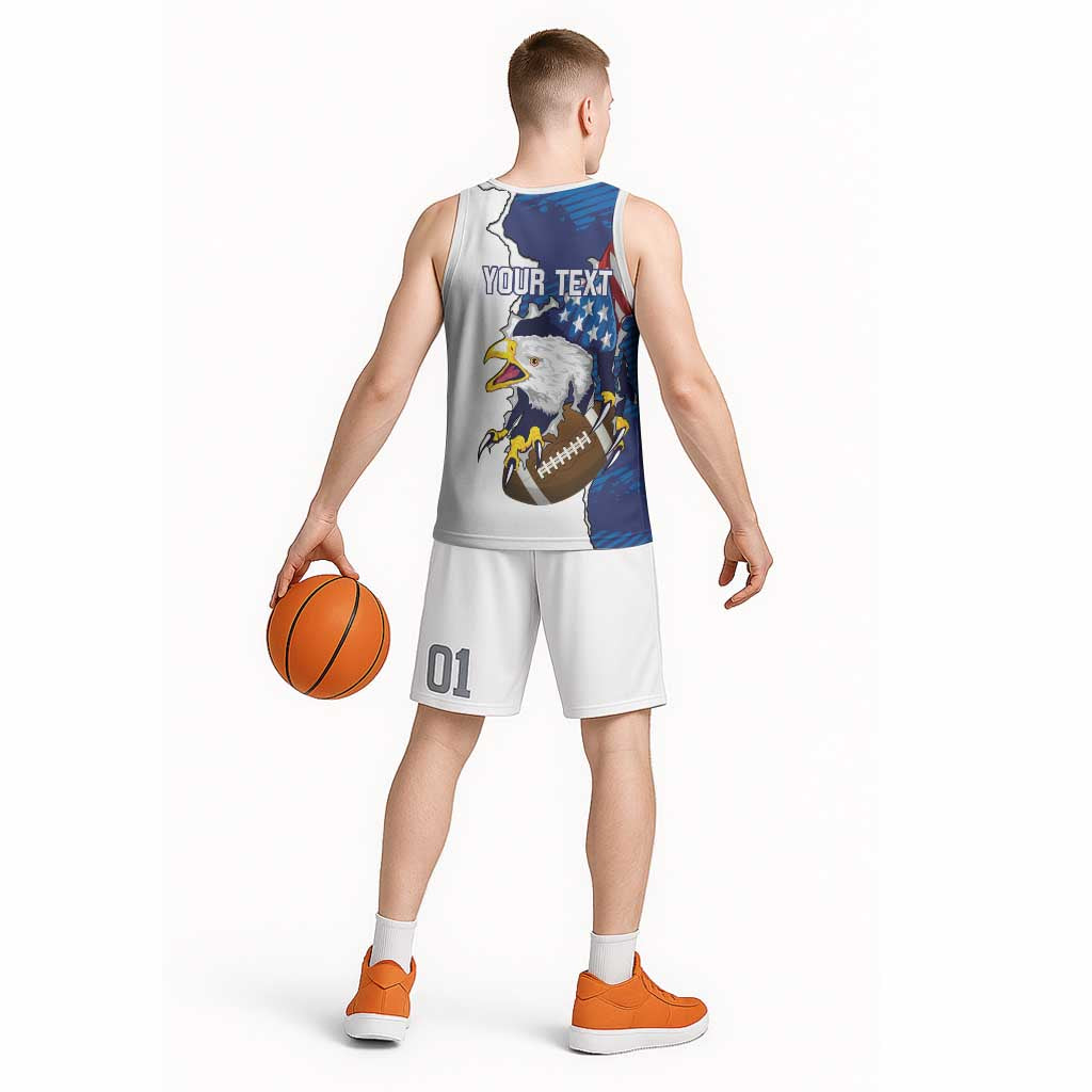 Personalized Football United States 250th Anniversary Basketball Jersey USA Flag Eagle Liberty Bell
