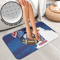 Football United States 250th Anniversary Bathroom Set USA Flag Eagle Liberty Bell