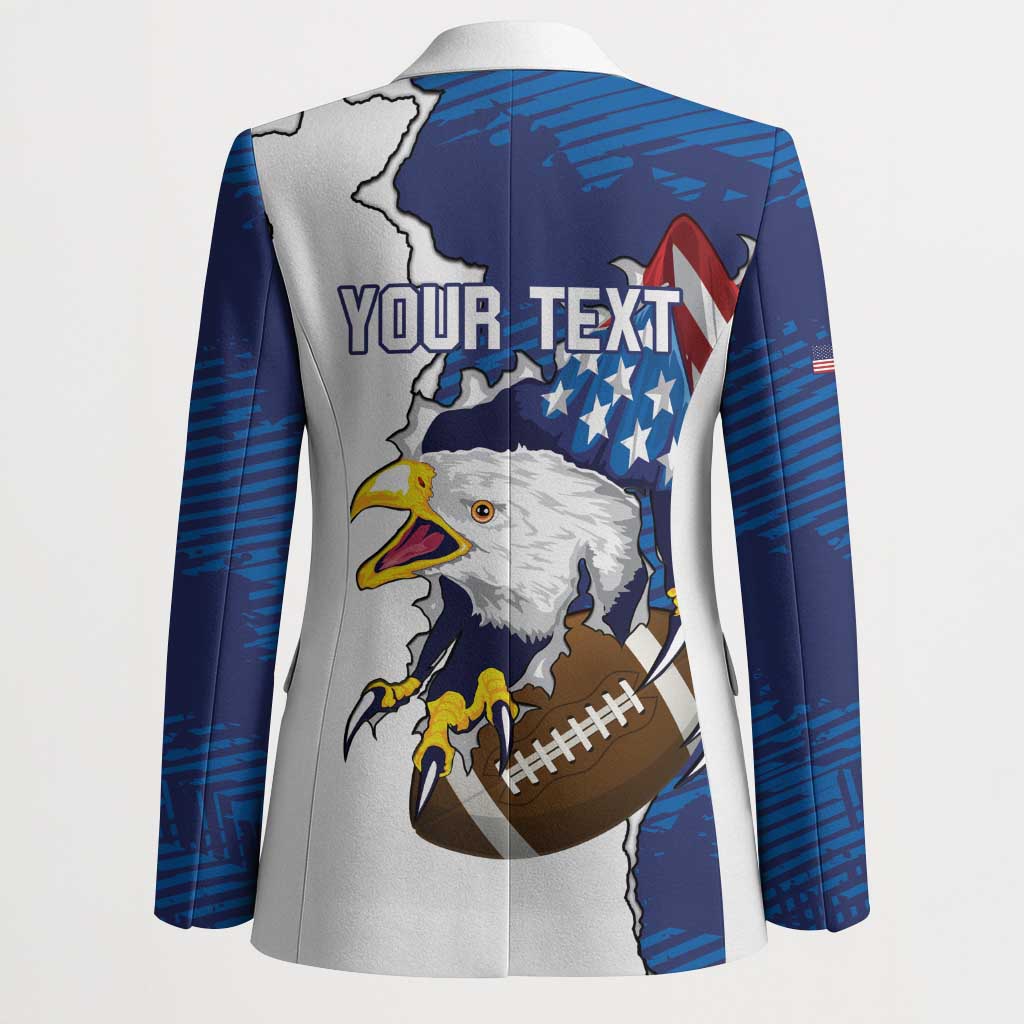 Personalized Football United States 250th Anniversary Blazer USA Flag Eagle Liberty Bell