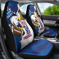 Football United States 250th Anniversary Car Seat Cover USA Flag Eagle Liberty Bell