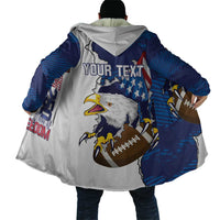 Personalized Football United States 250th Anniversary Cloak USA Flag Eagle Liberty Bell