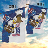 Football United States 250th Anniversary Garden Flag USA Flag Eagle Liberty Bell