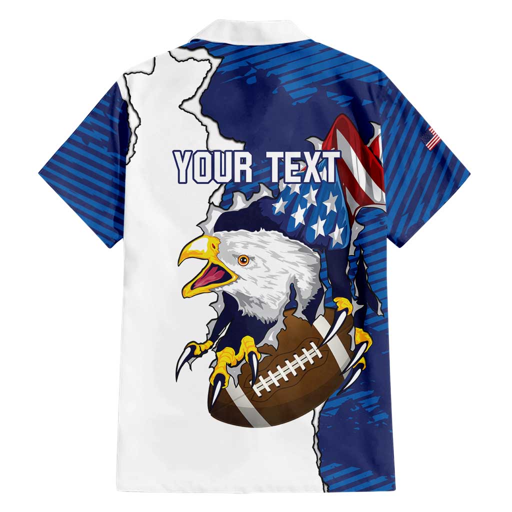 Personalized Football United States 250th Anniversary Hawaiian Shirt USA Flag Eagle Liberty Bell