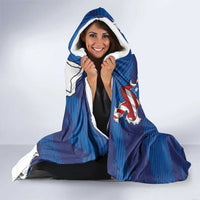 Football United States 250th Anniversary Hooded Blanket USA Flag Eagle Liberty Bell