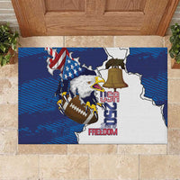 Football United States 250th Anniversary Rubber Doormat USA Flag Eagle Liberty Bell