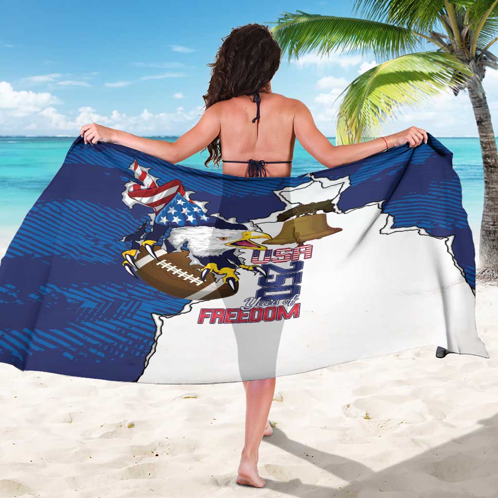 Football United States 250th Anniversary Sarong USA Flag Eagle Liberty Bell