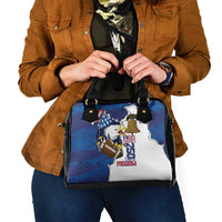 Football United States 250th Anniversary Shoulder Handbag USA Flag Eagle Liberty Bell