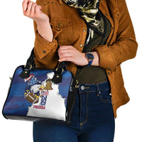Football United States 250th Anniversary Shoulder Handbag USA Flag Eagle Liberty Bell