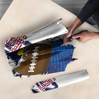 Football United States 250th Anniversary Umbrella USA Flag Eagle Liberty Bell