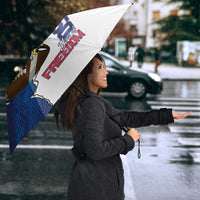 Football United States 250th Anniversary Umbrella USA Flag Eagle Liberty Bell