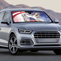 United States 4th Of July Auto Sun Shade USA Osprey 250 Years Of Freedom