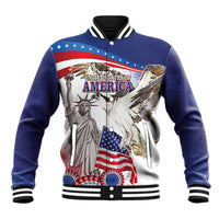 United States 4th Of July Baseball Jacket USA Osprey 250 Years Of Freedom