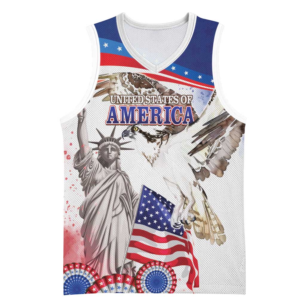 United States 4th Of July Basketball Jersey USA Osprey 250 Years Of Freedom