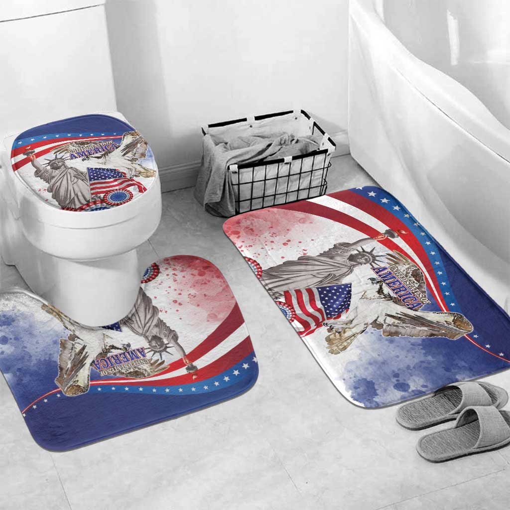 United States 4th Of July Bathroom Set USA Osprey 250 Years Of Freedom