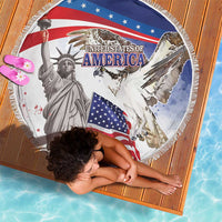 United States 4th Of July Beach Blanket USA Osprey 250 Years Of Freedom