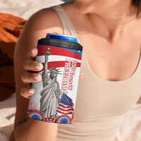 United States 4th Of July 4 in 1 Can Cooler Tumbler USA Osprey 250 Years Of Freedom