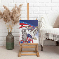 United States 4th Of July Canvas Wall Art USA Osprey 250 Years Of Freedom