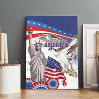 United States 4th Of July Canvas Wall Art USA Osprey 250 Years Of Freedom