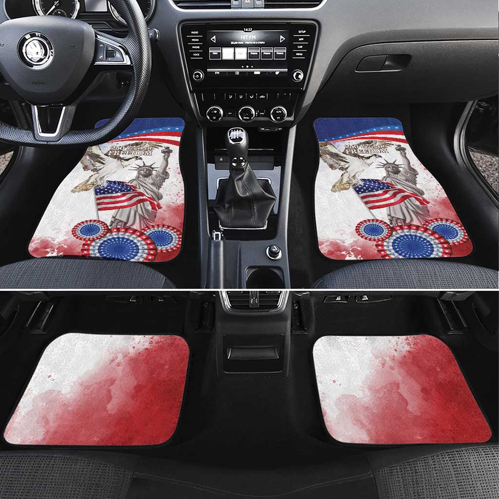 United States 4th Of July Car Mats USA Osprey 250 Years Of Freedom