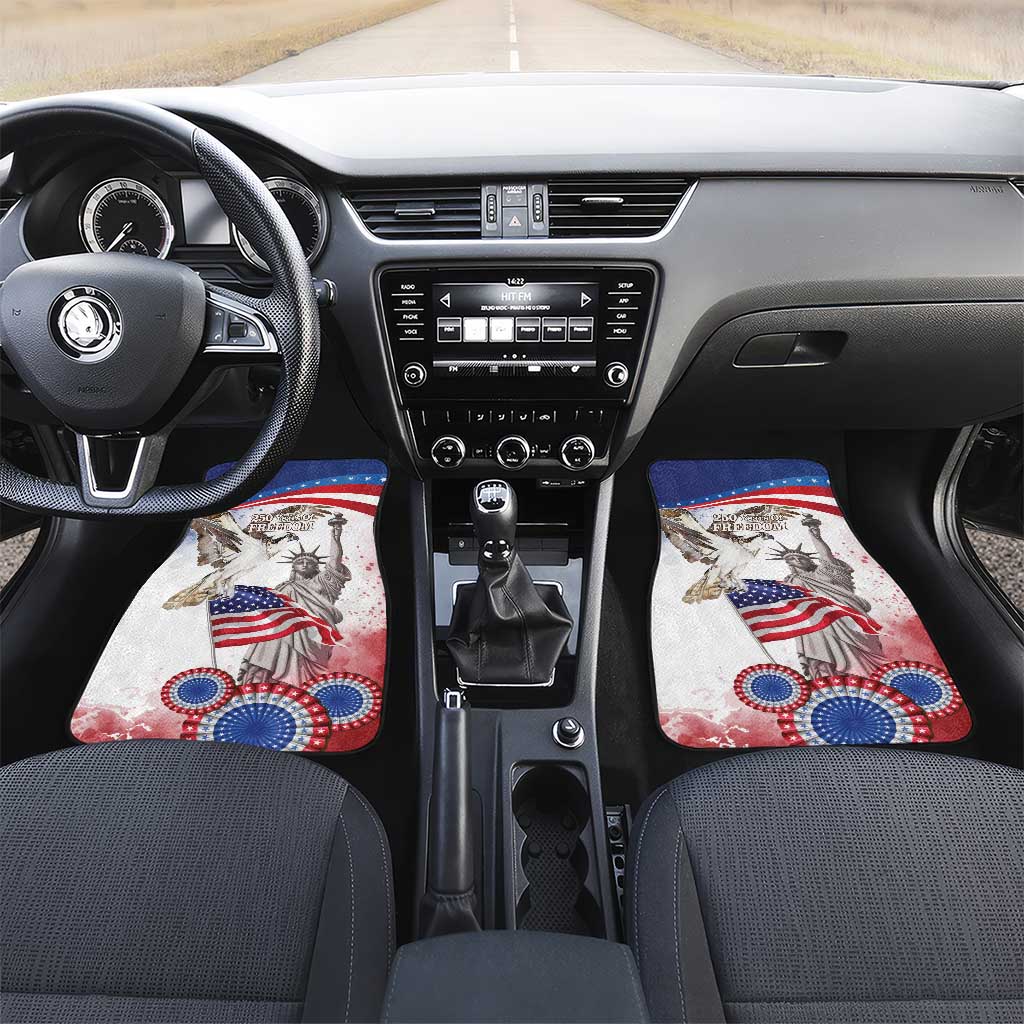 United States 4th Of July Car Mats USA Osprey 250 Years Of Freedom