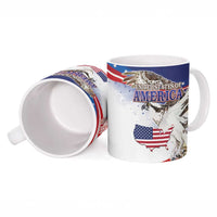 United States 4th Of July Ceramic Mug USA Osprey 250 Years Of Freedom