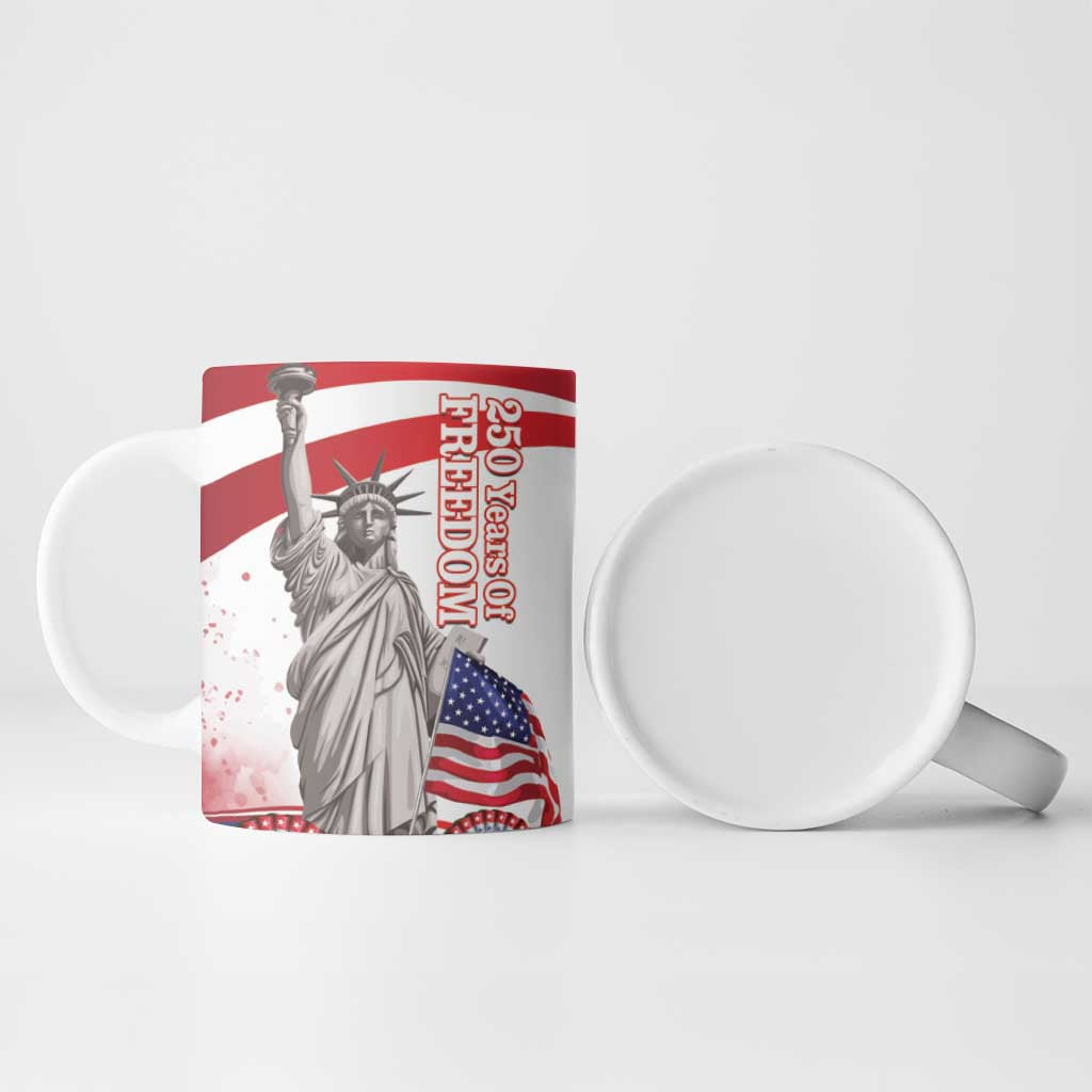 United States 4th Of July Ceramic Mug USA Osprey 250 Years Of Freedom